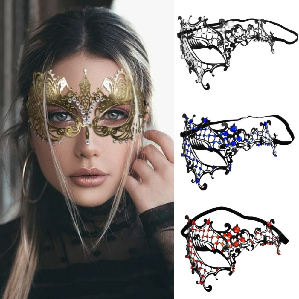 Mask Lanyard Adjustable - Máscara de Halloween Veneziana Vintage com