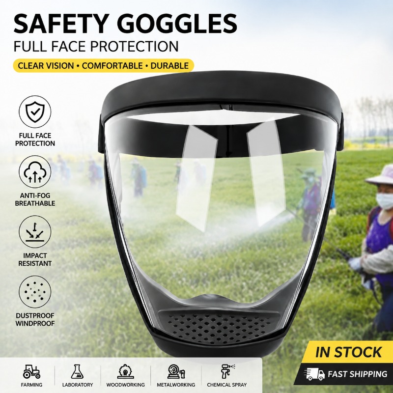 Anti Pollution Mask - Máscara Protetora Contra Pesticidas, Antiembaçante, Resistente