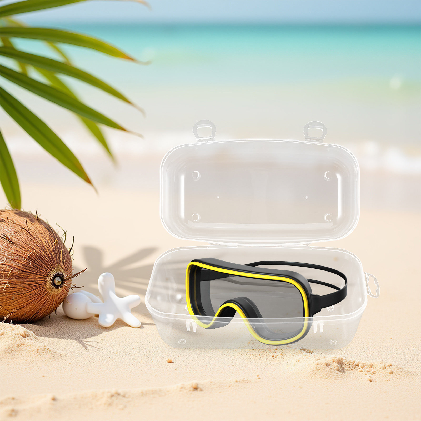 Mask Case Hard Shell - Estojo para máscaras de mergulho, com
