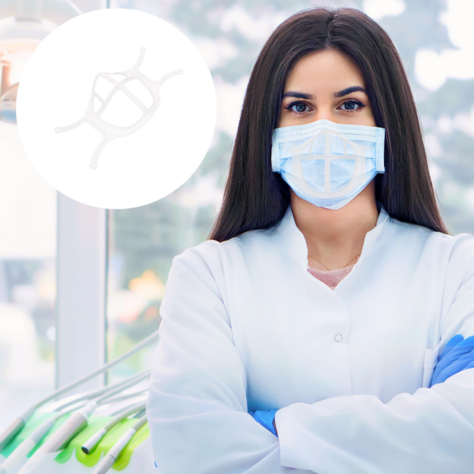 Silicone Mask Bracket - Suporte Interno de Silicone para Máscara,