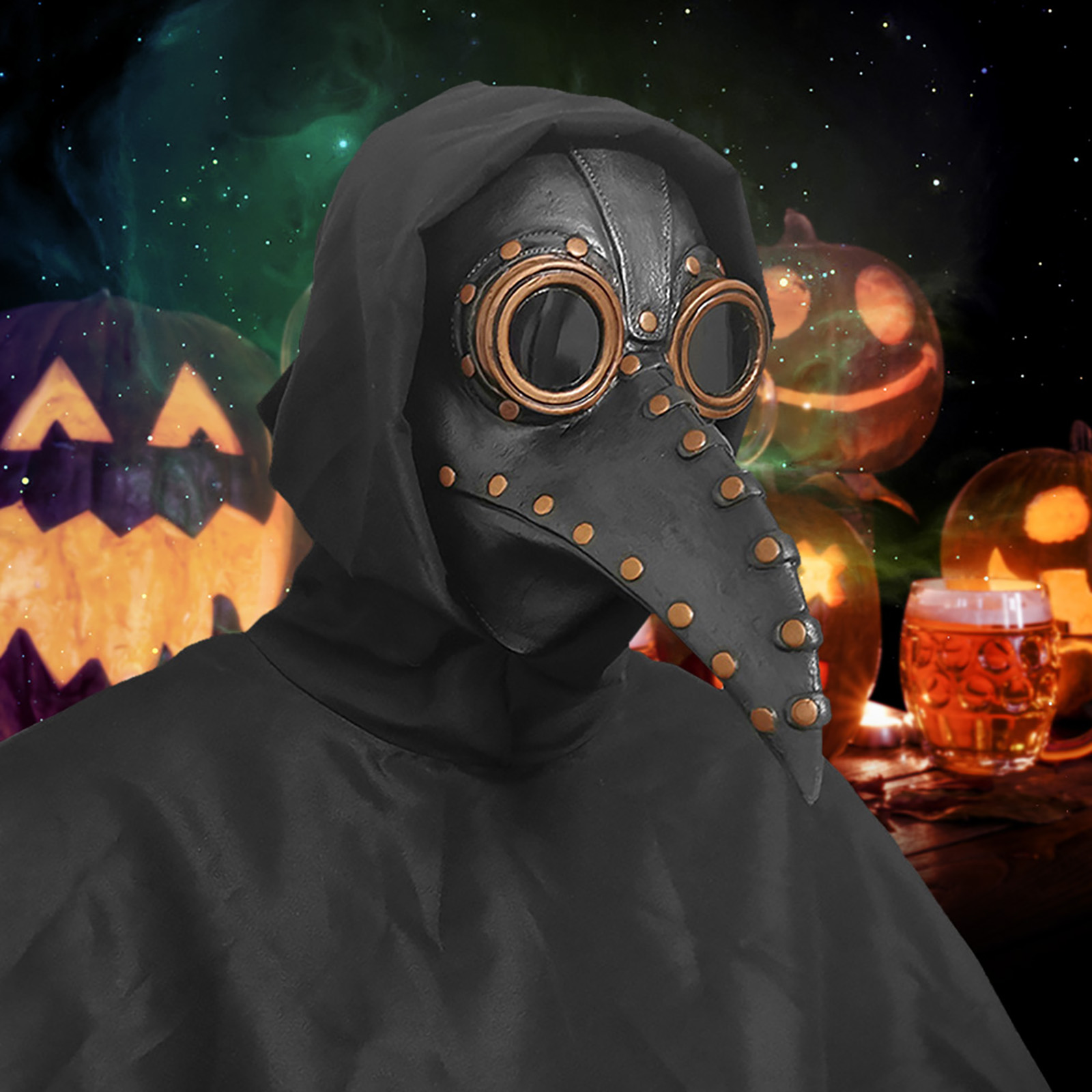 Nova máscara de halloween e ca - Disposable Surgical Mask avaliação e preço